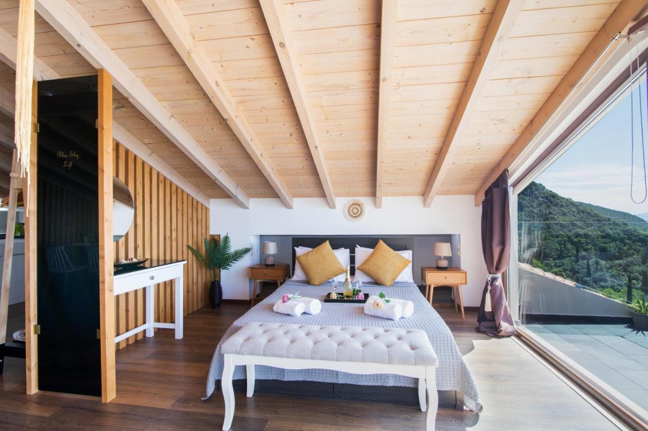 Blue Sky Loft By Corfuescapes Apartment Spartylas Exterior photo